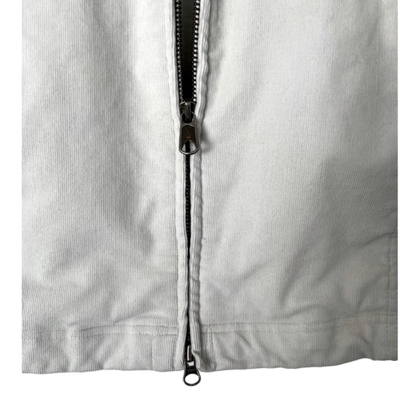 Nike Corduroy Double Zip Front Jacket With Navy Side Panel & Side Pockets - Picture 7 of 9